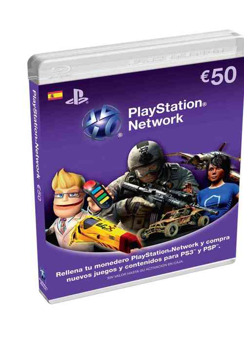 Tarjeta Descarga 50 Playstation Network